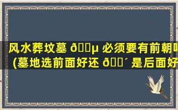 风水葬坟墓 🐵 必须要有前朝吗(墓地选前面好还 🐴 是后面好)